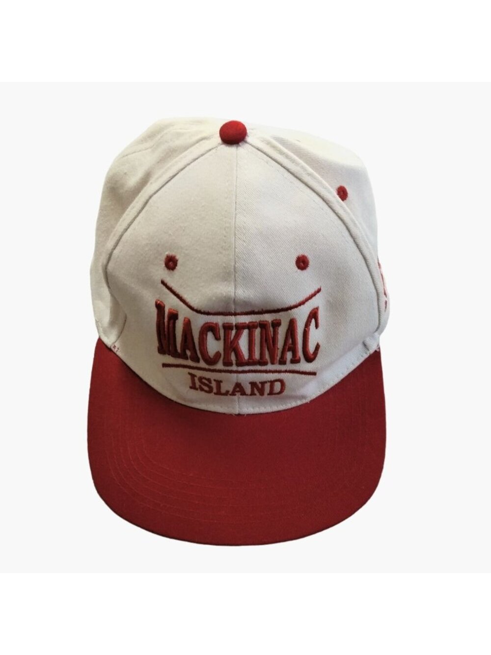 Mackinac Island Baseball Hat Cap Red White Michigan Sports summer New USA
